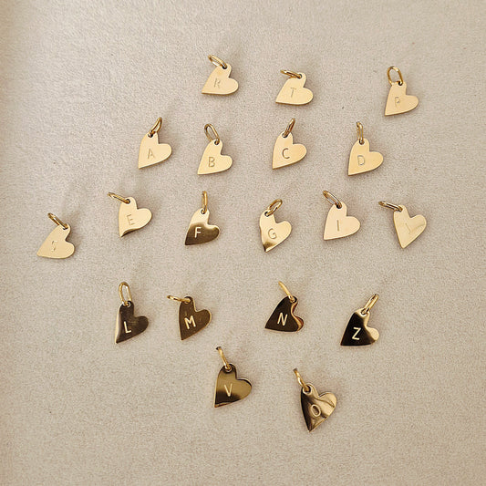 Charm Lettera nel Cuore